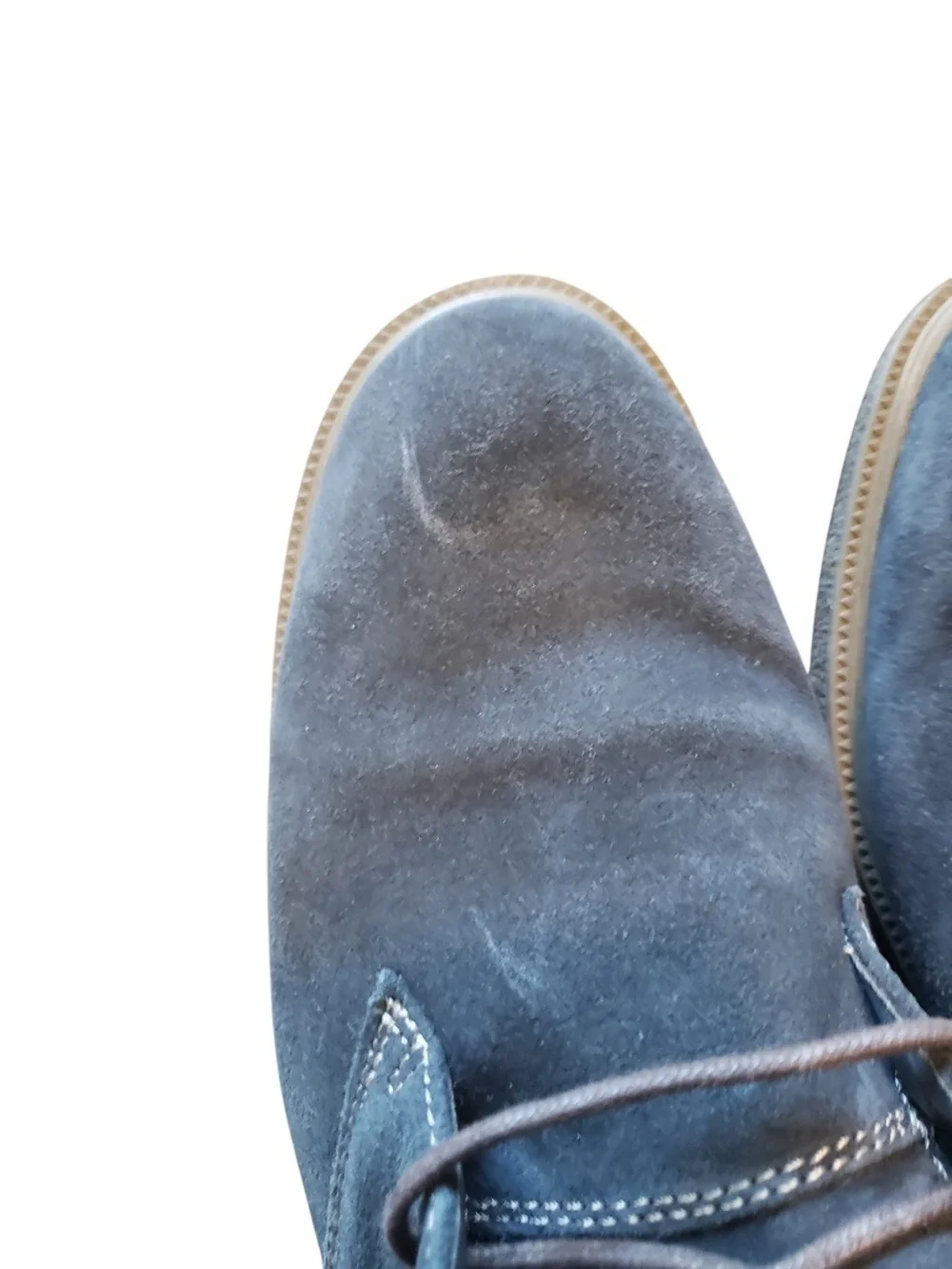 Bass Navy Blue Suede Chukka Boots Size 7.5